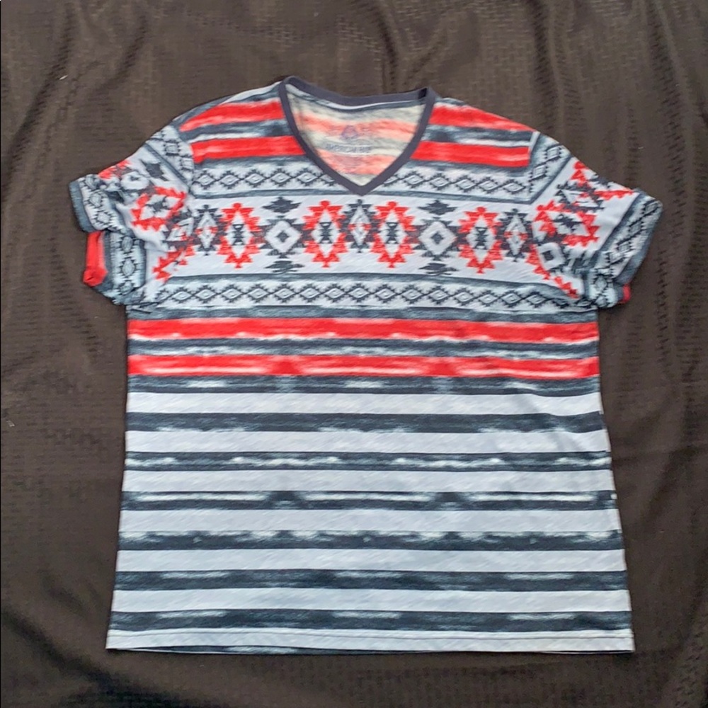 American Rag XXL Red and Blue Shirt